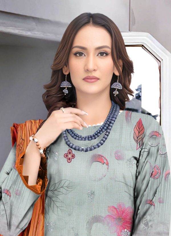 Nisha Designer Lawn | Unstitched Collection 3 Pieces Party Wear