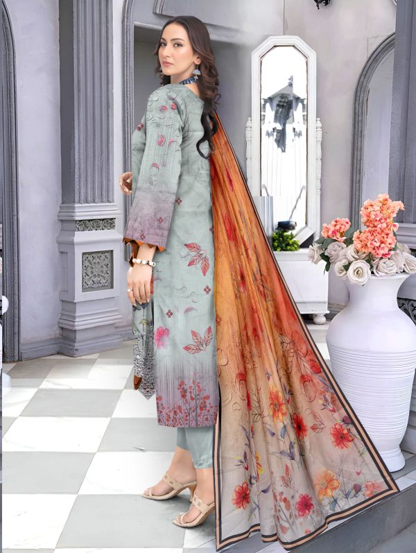 Nisha Designer Lawn | Unstitched Collection 3 Pieces Party Wear